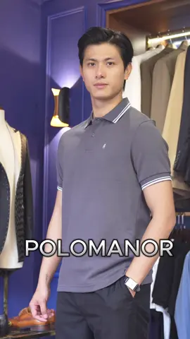 Gọn gàng, nam tính – polo cho mọi cuộc hẹn. #polomanor 