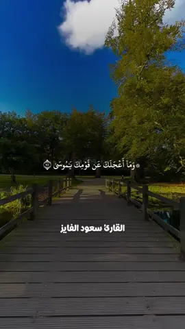 تلاوة رائعة بصوت القارئ سعود الفايز  #وما_اعجلك_عن_قومك_يا_موسى  #قران  #سورة_طه  #سعود_الفايز  #fypシ゚viral 