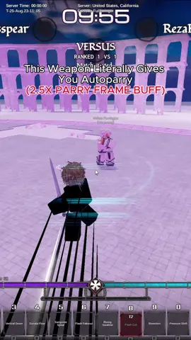 THIS WEAPON IS LITERAL AUTOPARRY, dc: heavenspear #roblox #typesoul #typesoulroblox #fyp 