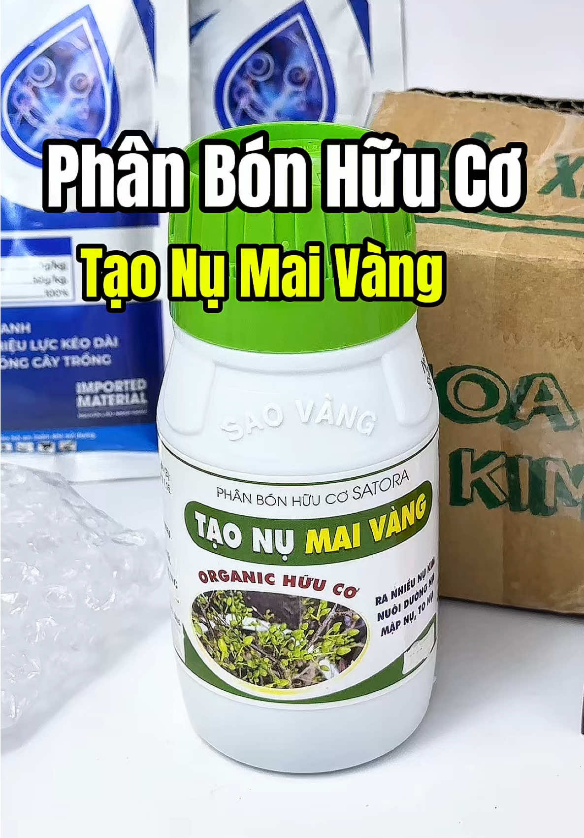 Phân bón tạo Nụ Mai vàng chỉ 115🌾, miễn ship #phanbon #phanbonmaivang #taonumaivang #phanbonhuuco #nongnghiep 