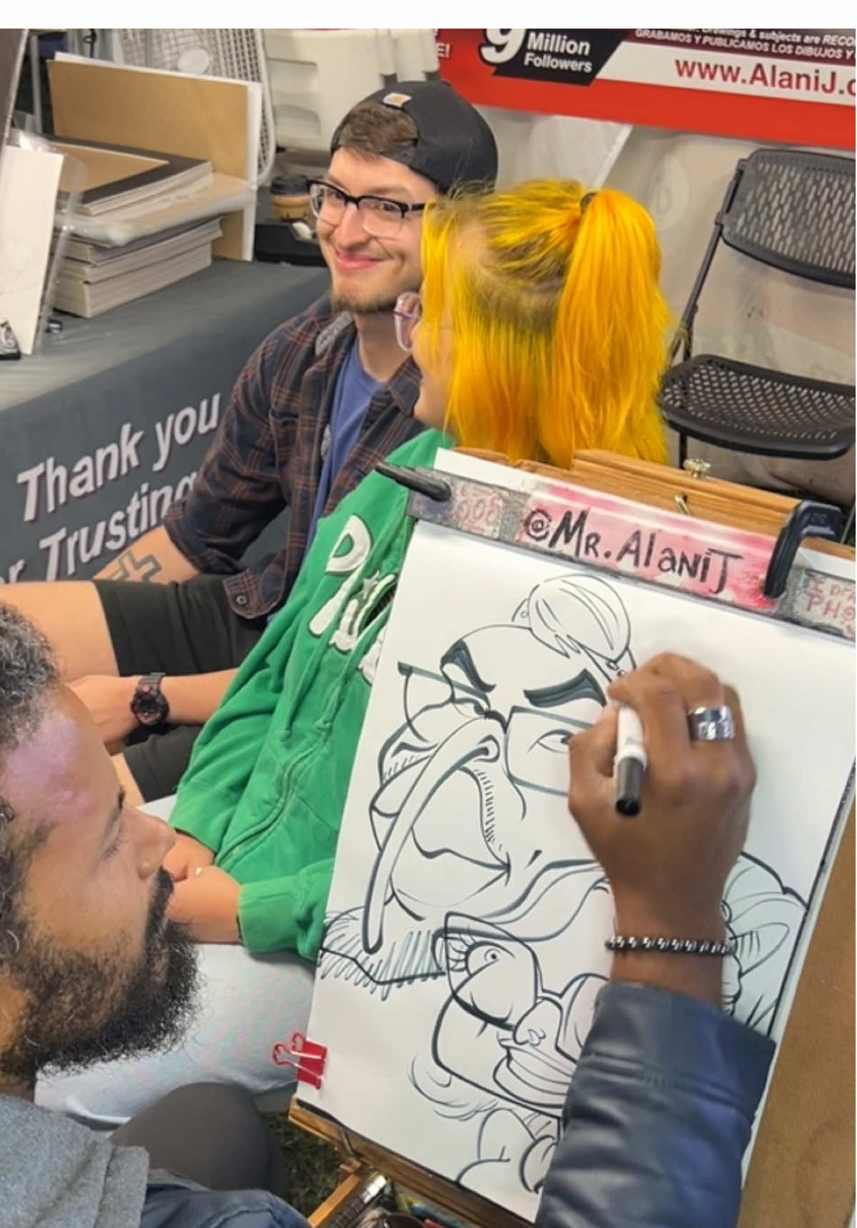 They wanted  funny SPEED caricature! @The Most Viral Caricature Team 