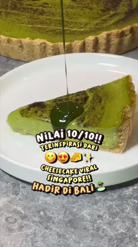 CHEESECAKE VIRAL, TERINSPIRASI DARI CHEESECAKE DI SINGAPORE!!! Layak nih nilainya 10/10 karena SEENAK ITUH 🥹🫶🏻 selaluuu suka sama kreasinya delectatio krn mereka mampu menyeimbangkan manis, ngeju, creamy, dan profil rasa dari dessertsnya berkarakter.. apalagi matcha cheesecakenya ya, terbaik sih!! Ada hint pahitnya, bukan matcha yg berperisa wangi2 giung gitu yahhh.. ini berasa premiumnya! 🍵🧀 #fyp