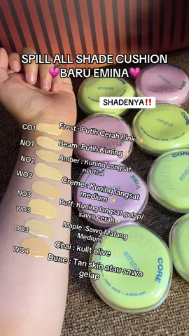 Spill shade emina cek 🥰 #eminacushion #cushionviraltiktok #cushionlokal #cushionfoundation #emina 