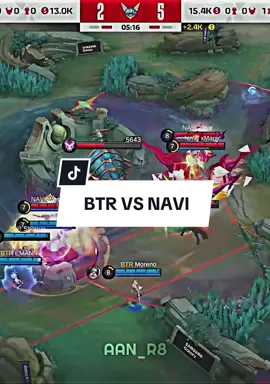TEAMFIGHT • BTR VS NAVI | GAME 3 #MobileLegendsBangBang #MLBB #MerdekaMabar #aan_r8 