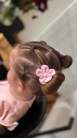 Cute and easy hairstyle tutorial for girls 🎀 #прическидлядевочек  #hairstyleforgirls #easyhairstyles #hairforbaby #irynaandsofiia                       