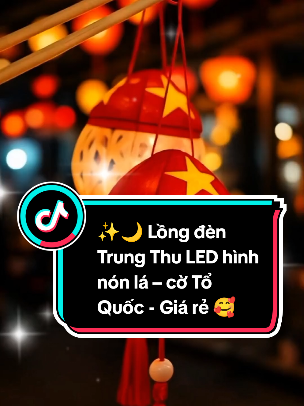 ✨🌙 Lồng đèn Trung Thu LED hình nón lá – cờ Tổ Quốc 🇻🇳 🎆 Thiết kế độc đáo, gọn nhẹ, mang ý nghĩa tinh thần yêu nước#LồngĐènTrungThu #LồngĐènLED #TrungThu2025 #ĐồChơiTrungThu #TinhThầnYêuNước 