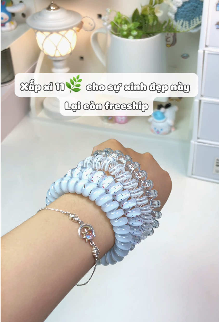 Cái màu nó dịu keo mà nó bạch nguyệt quang á🤩✨#phukiennu #dayboctoc #phukienthoitrang #xiangreview #viral 