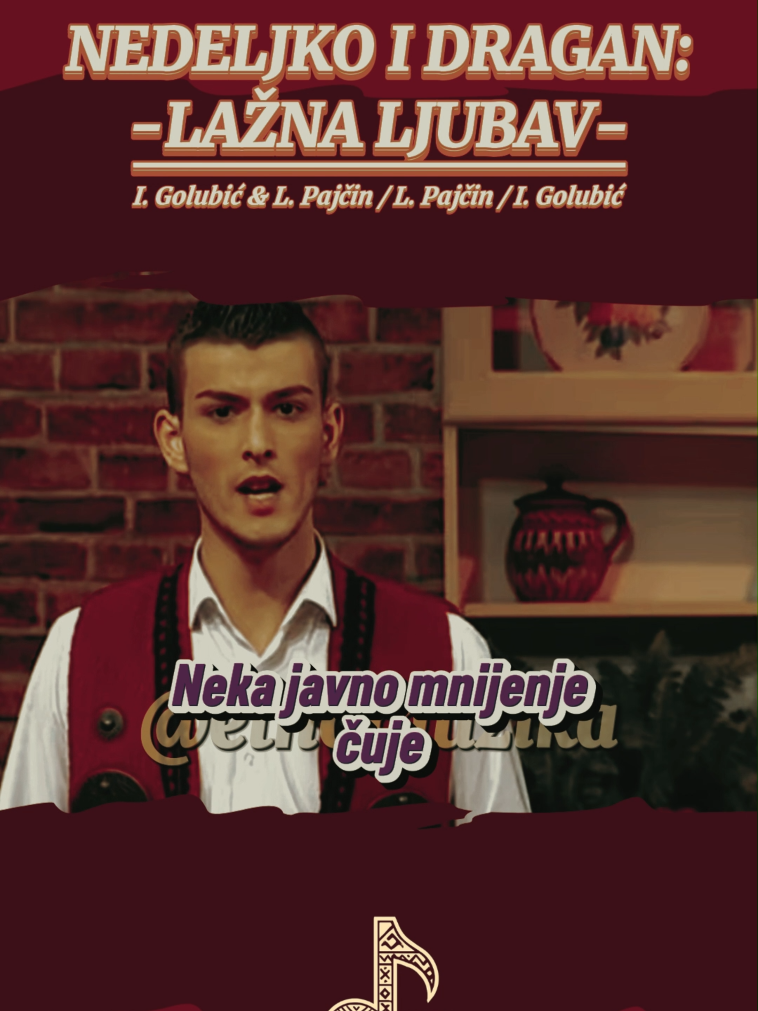 NEDELJKO I DRAGAN: LAŽNA LJUBAV #nedeljkoidragan #laznaljubav #krajiskamuzika #lazopajcin #balkan #fyp #etnomuzika