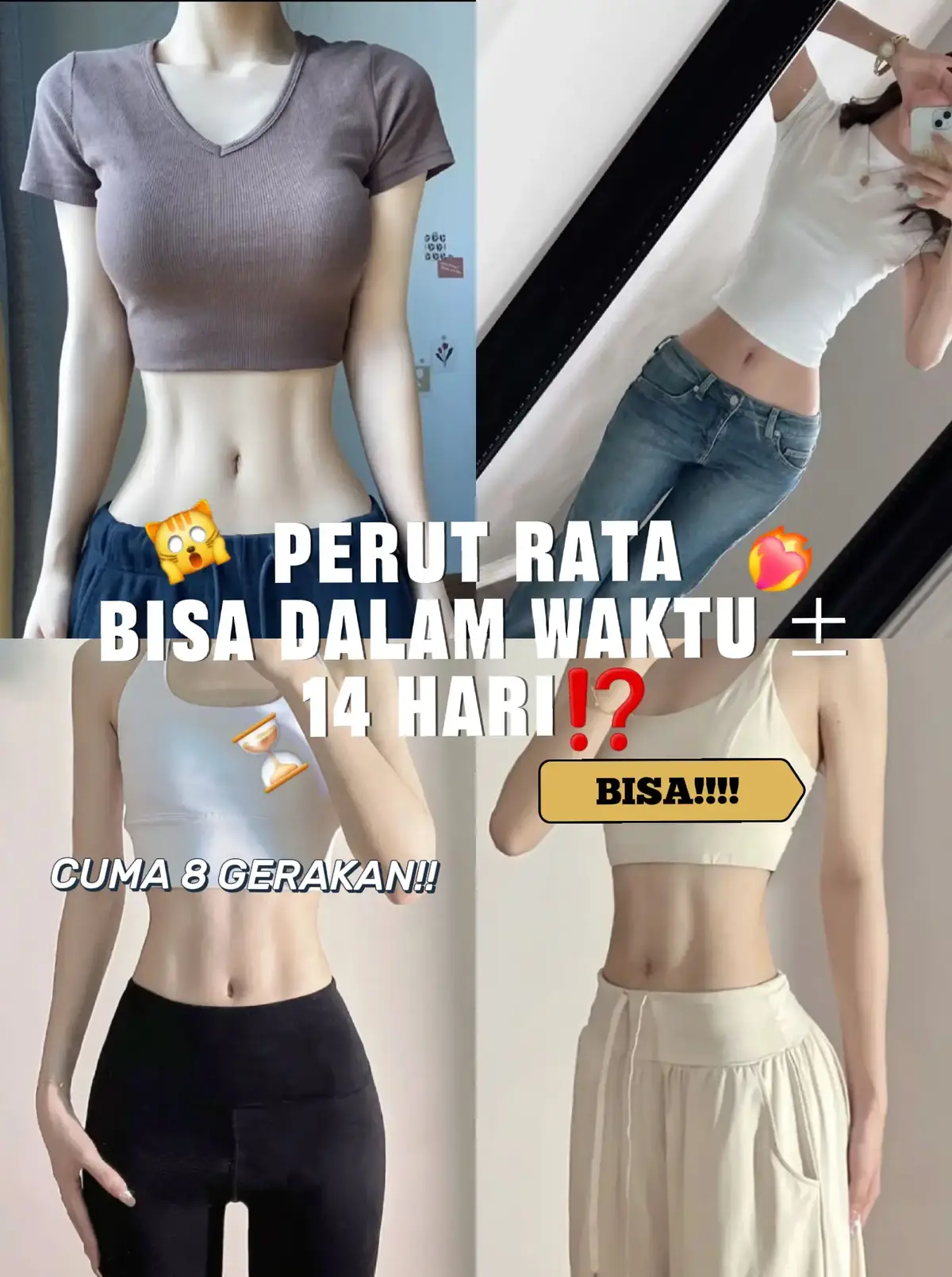 emang bisa? bisa kalau konsisten!!!#beautyhacks #plank #tipsforgirls #fyppppppppppppppppppppppp #workoutchallenge 