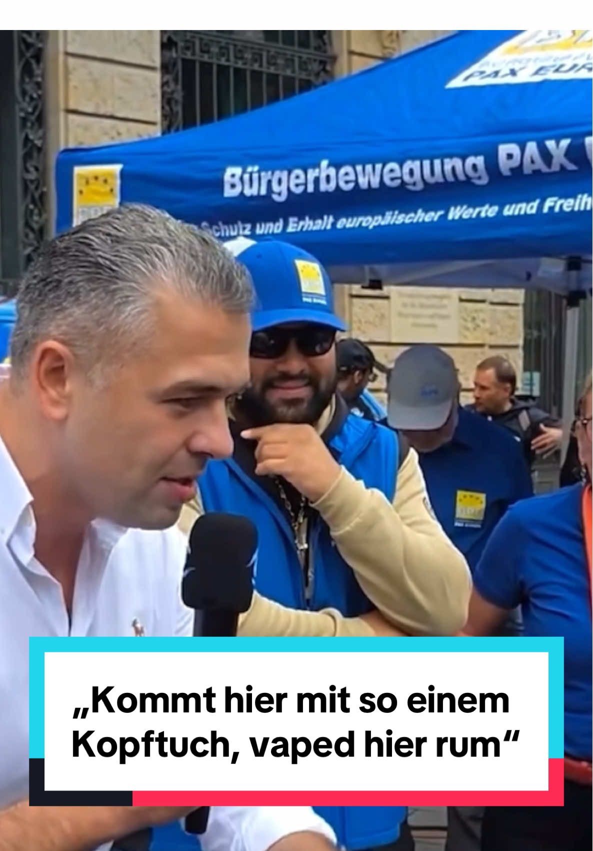 „Kommt hier mit so einem Kopftuch, vaped hier rum“ #düsseldorf #Irfan #irfanpeci #kundgebung #islam 