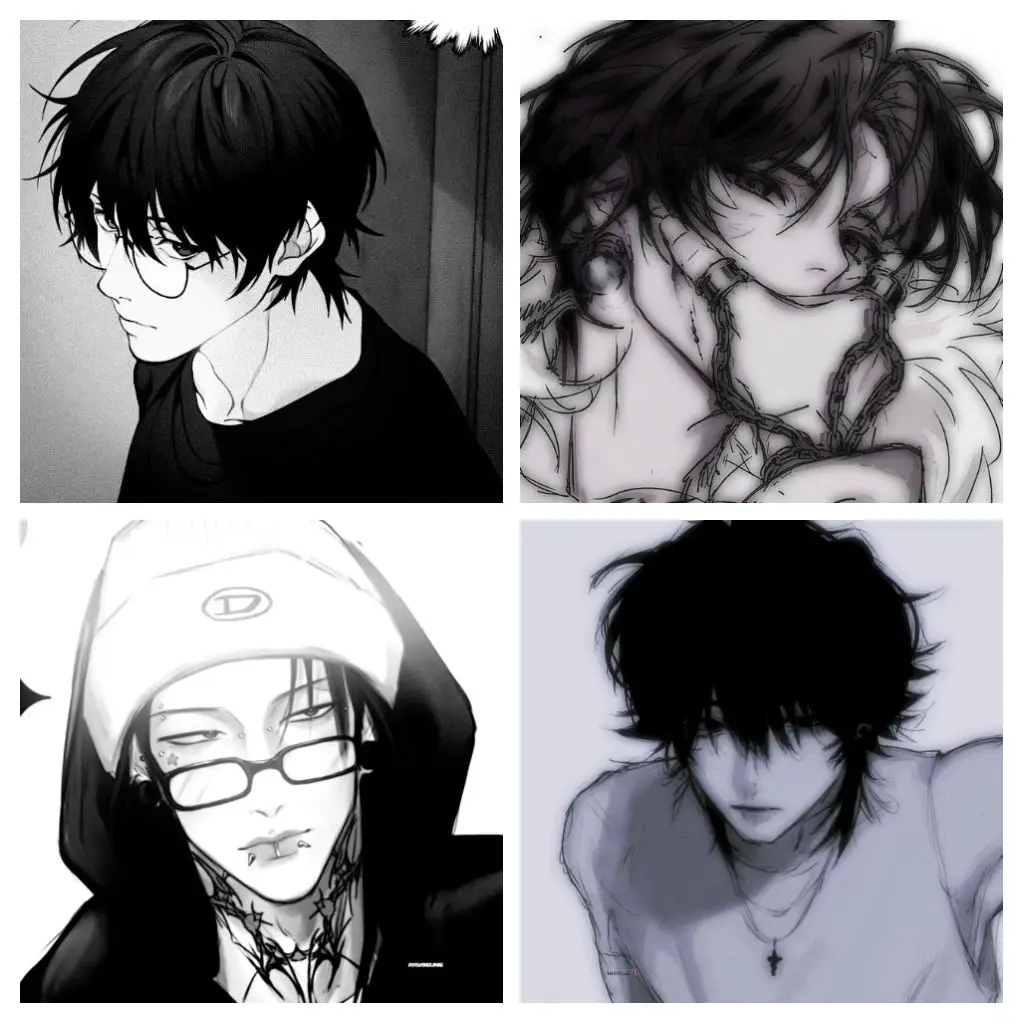 theme:black cute/handsome anime guys •hello pookiies!  it's me again!!!  today I made anime black cute/handsome profiles since one of you requested it!  and I can't say no to my dearest pookiies! 💫🫶 coming soon matching profile pictures!!! 