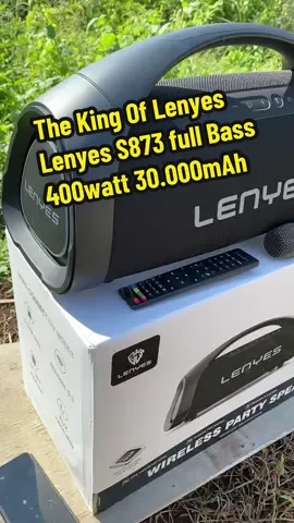 Speaker Lenyes Type Tertinggi S873 output powernya 400watt dg kapastitas baterai sudah di 30.000mAh mampu bertahan hingga 48jam🔥🥰 #speakerkaraokeportable #karaokespeakerbluetooh #speakerwireless #lenyess873 