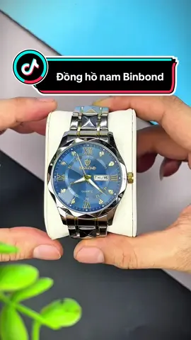 Đồng Hồ Nam BINBOND I22 Kính Chóp Kim Cương#donghodeotay #donghochongnuoc #donghonam #donghothoitrang #donghodaythep 