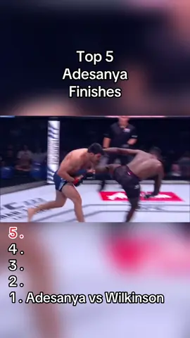 Adesanya Finishes #adesanya #mma #finishes #UFC #fyp 