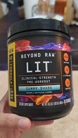 #beyondraw #lit #fyp #preworkout 
