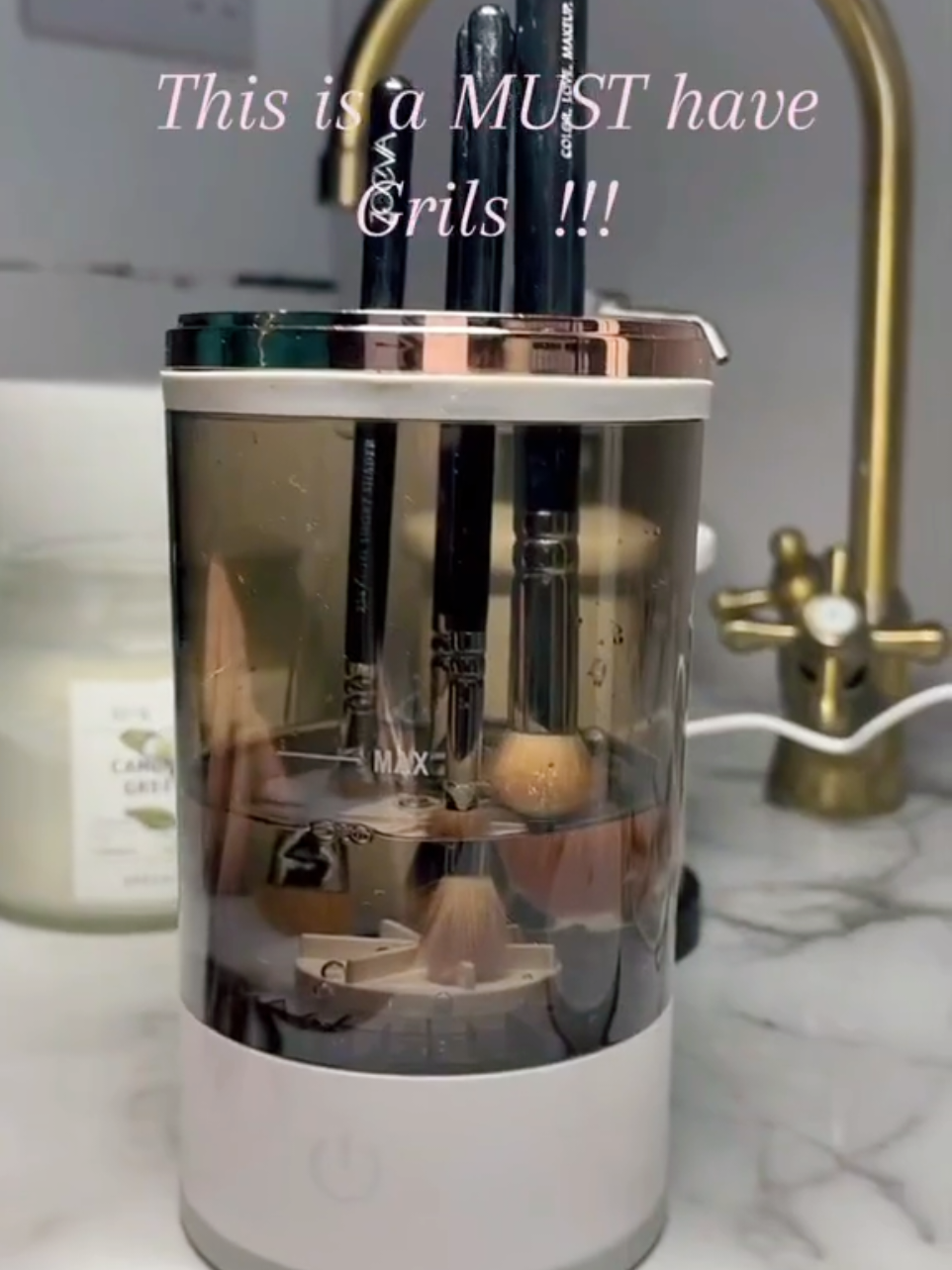 Makeup Brush Cleaner Machine 🤩  Order Now: 03460862745 #fyp #explorepage #unfreezemyacount #pleaeeunfreezemyacount #fypppppppppppppp 