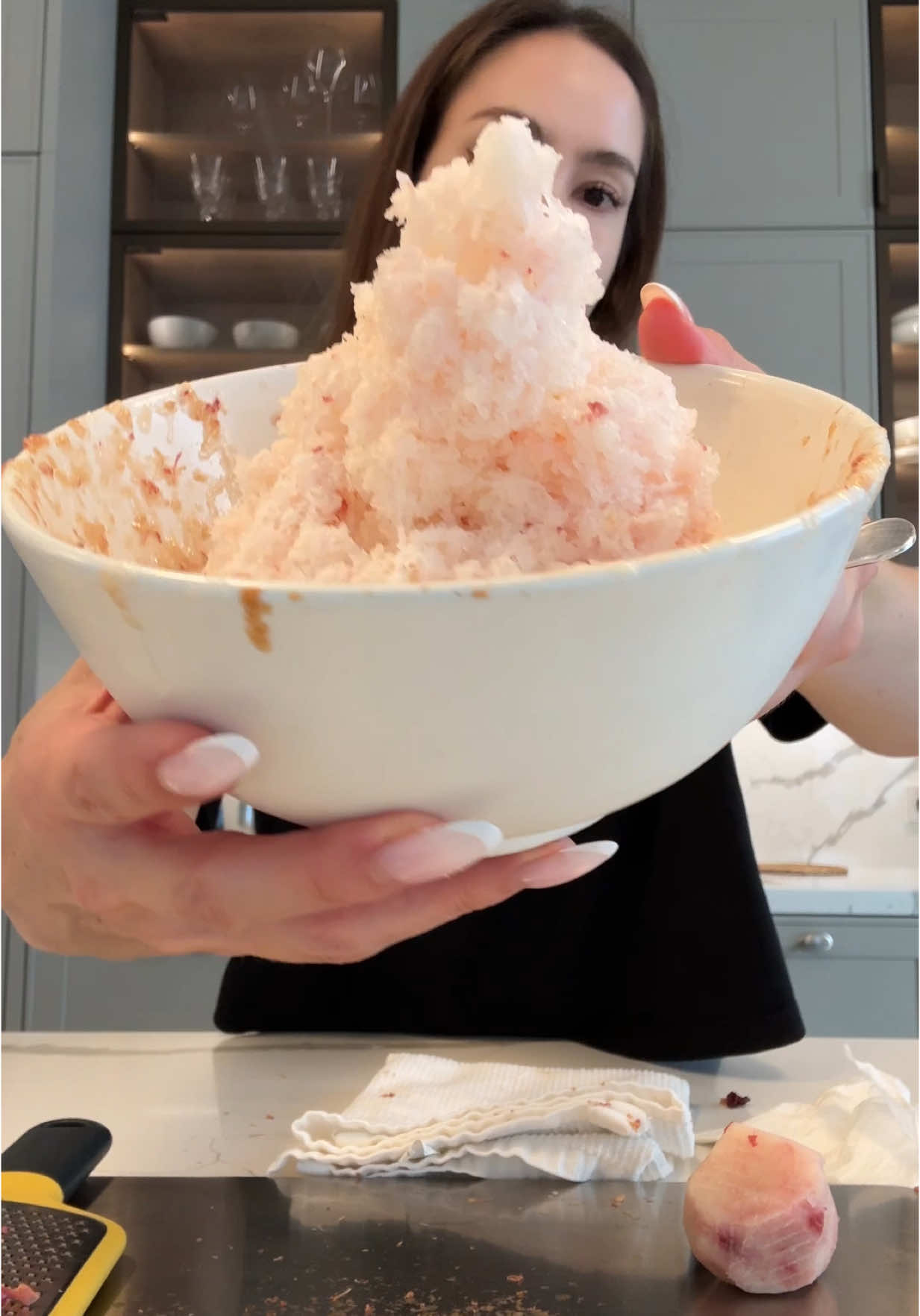 Effort banget bikin snack gini. But it’s so good!! Would you try? 🍑 