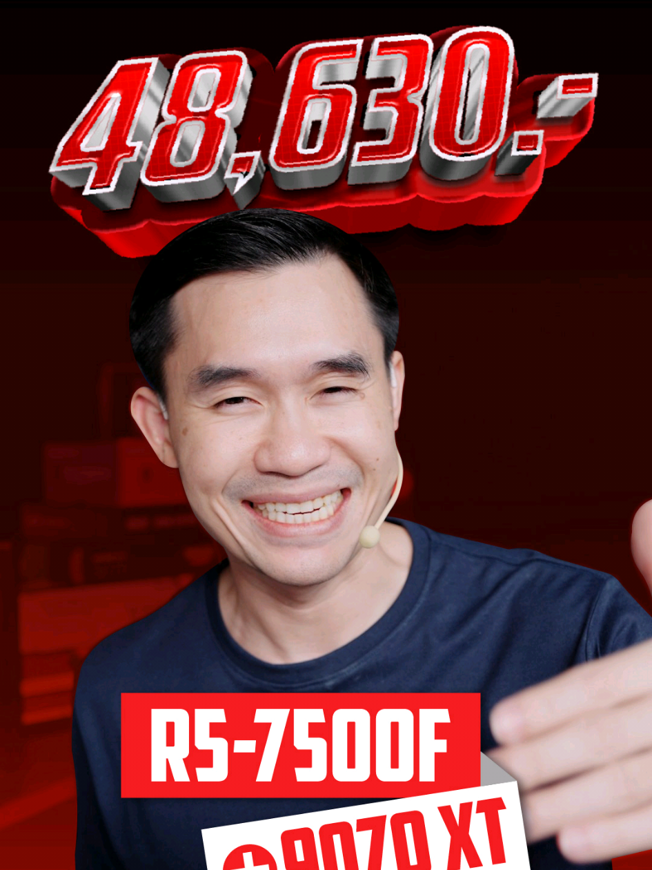 48K นำทีมโดย RX 9070 XT #คอมประกอบ #ประกอบคอม #พี่เปาihavecpu #คอมพิวเตอร์ #จัดสเปคคอม 