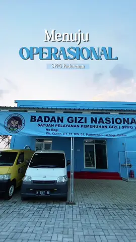 Menuju Operasional🤩🫵 #dapurmbg #makanbergizi #sppg #mbg #badangizinasional 