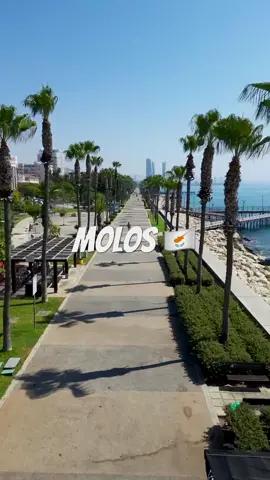 🇨🇾MOLOS — a Multifunctional Seaside Promenade Park in Limassol with palm avenues, walking paths, piers and recreation areas #cyprus2025 #molos #limassol #oldport #cyprustiktok 