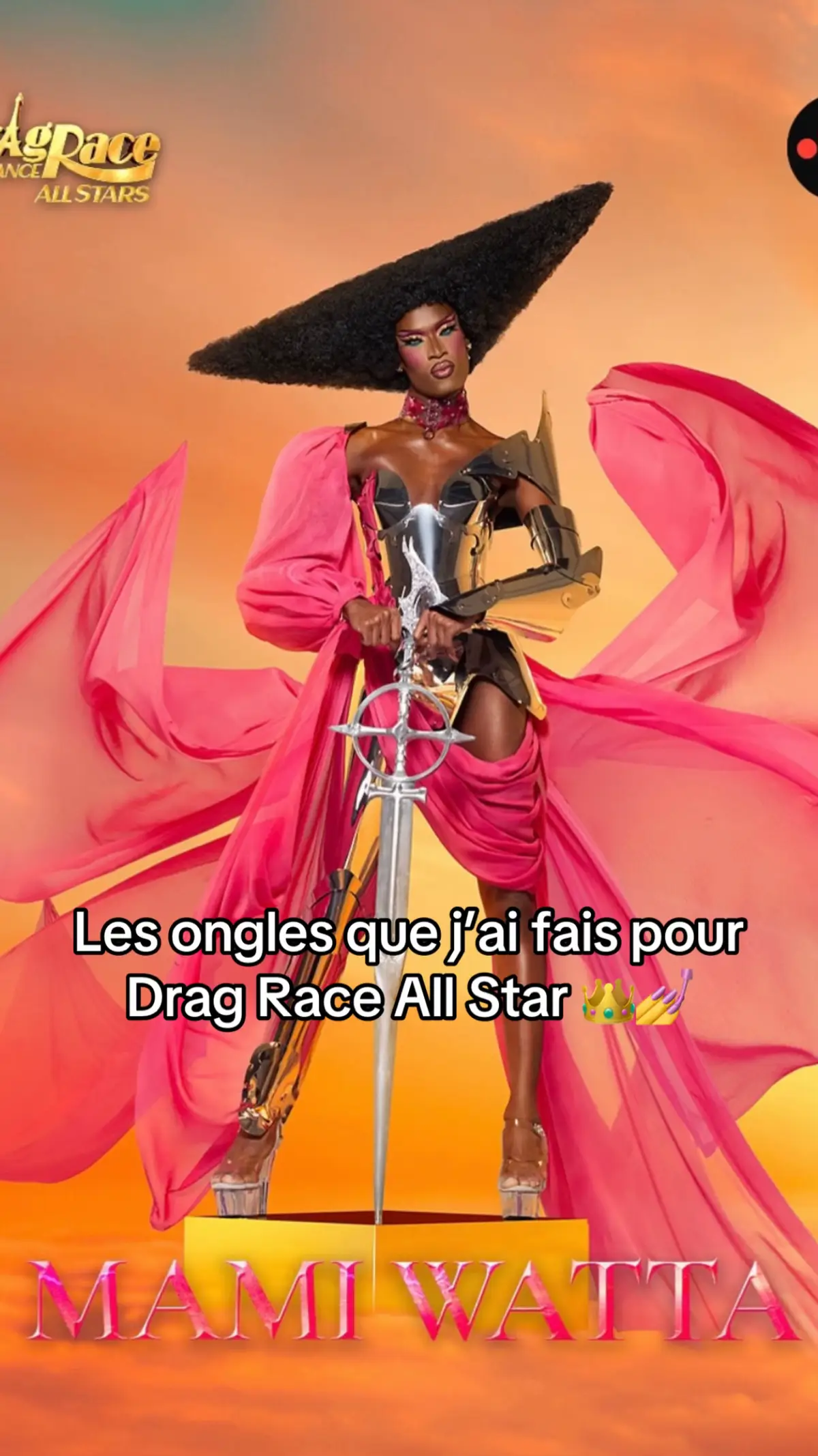 Merci @Themamiwatta pour ta confiance, je suis trop fière 🥹 #ongles #onglesparis #nailsparis #prothesisteongulaireparis #nailtechparis #pressonparis #nailartparis #gelxparis #dragracefrance #dragracefranceallstar #dragraceallstars #mamiwatta 