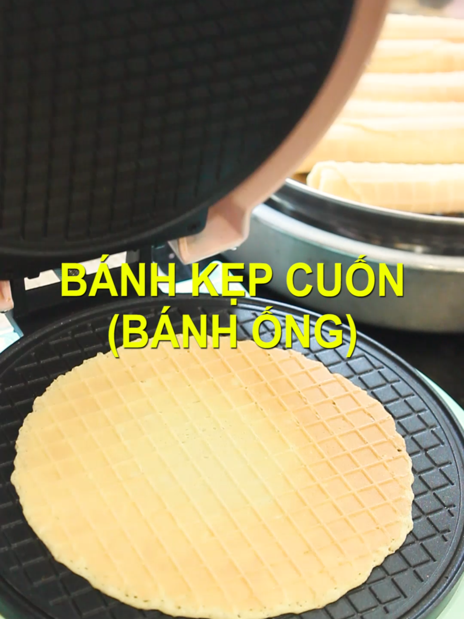 CÔNG THỨC BÁNH ỐNG (BÁNH KẸP CUỐN) KINH DOANH KHÔNG DÙNG BỘT PHA SẴN - CKK #banhong #banhkep #monanvat #lambanh #ancungtiktok