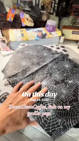 #onthisday #dreamteamquilts #quilt #halloween #halloweendecor 
