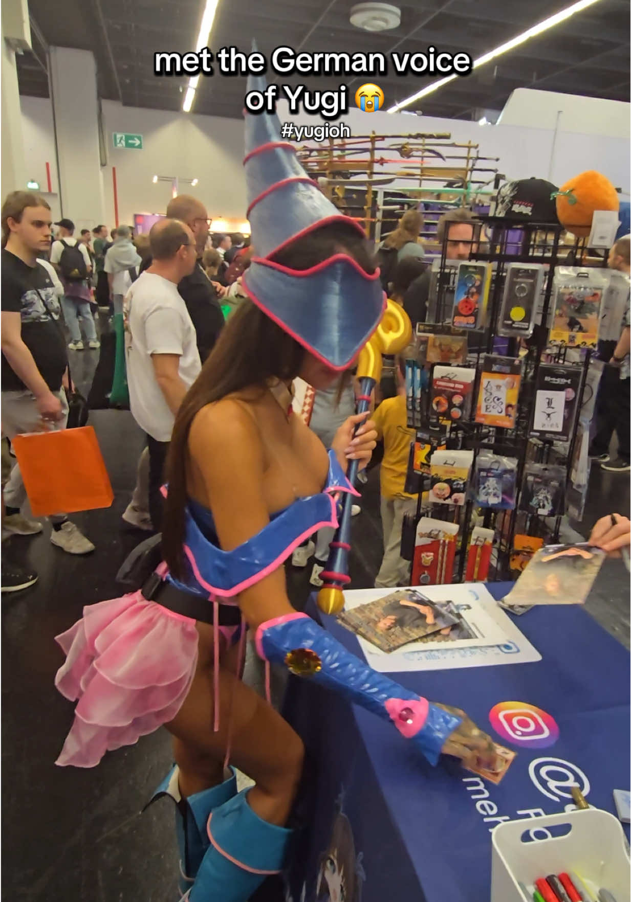 My inner child is screaming❤️ #gamescom #yugioh #darkmagiciangirl #animevibes #fyp #fürdich 