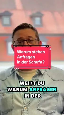 warum werden Anfragen wie Kredit Anfragen oder Bonitätsanfragen in der SCHUFA überhaupt gespeichert? Reicht es nicht wenn die Kredite und Verträge in der SCHUFA stehen den Grund dafür erfährst du im Video und auch eine Möglichkeit wie du Bonitätsanfragen wie zum Beispiel von OTTO problemlos innerhalb weniger Tage löschen kannst. #Schufa #SchufaScore #Bonitätsanfrage #Kreditanfrage #Bonität #SCHUFAEintrag #Finanzwissen #MrSchufa