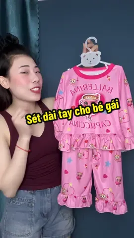Sét dài tay cho bé gái#dochobe#dochobe #xuhuongtiktok #bichmebap 