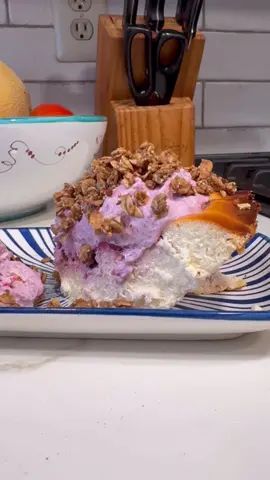🍓🫐 Super High Protein TRIPLE BERRY CHEESECAKE 🍓🫐 with a blueberry whipped dream topping 💜✨ This isn’t your average cheesecake—it’s packed with protein, loaded with berries, and topped with a creamy blueberry whip that takes it over the edge. Perfect for fueling your goals and treating yourself. Cheesecake Base 🥚 5 eggs 🧀 1 bar cream cheese 🥣 1 ½ cups yogurt 🍯 ¼ cup sweetener of choice 🍓 ½ cup frozen strawberries 🍇 ½ cup frozen raspberries 👉 Combine everything except the fruit and mix well. 👉 Fold in fruit. Pour into a greased pie plate. 👉 Bake at 325°F for 1 hr + 14 min. Blueberry Whipped Topping 🥄 5 oz Greek yogurt 🫐 1 tbsp blueberry powder 🍬 Pinch of sweetener 🌱 1 ½ tsp ground chia seeds 👉 Mix until smooth & creamy. Top each slice with the blueberry whip + crushed nuts or granola for a texture party in your mouth 🎉 💪 High protein. 🍓 Triple berry goodness. ✨ Gut-friendly, energy-boosting, and ridiculously delicious. Who’s ready for a slice? 👇 #ProteinCheesecake #TripleBerry #HighProteinDessert #HealthyIndulgence #CarlyLemboHealth