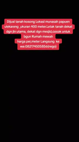 Tanah dijual #Banda #Tanah #aceh #viral #perumahan 