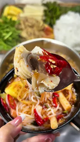 តាមអោយទាន់ម្ហូបគេកំពុងល្បី #ស៊ុបត្រីក្រហម #ម្ហូបគ្រួសារខ្ញុំ🥰 #cooking 