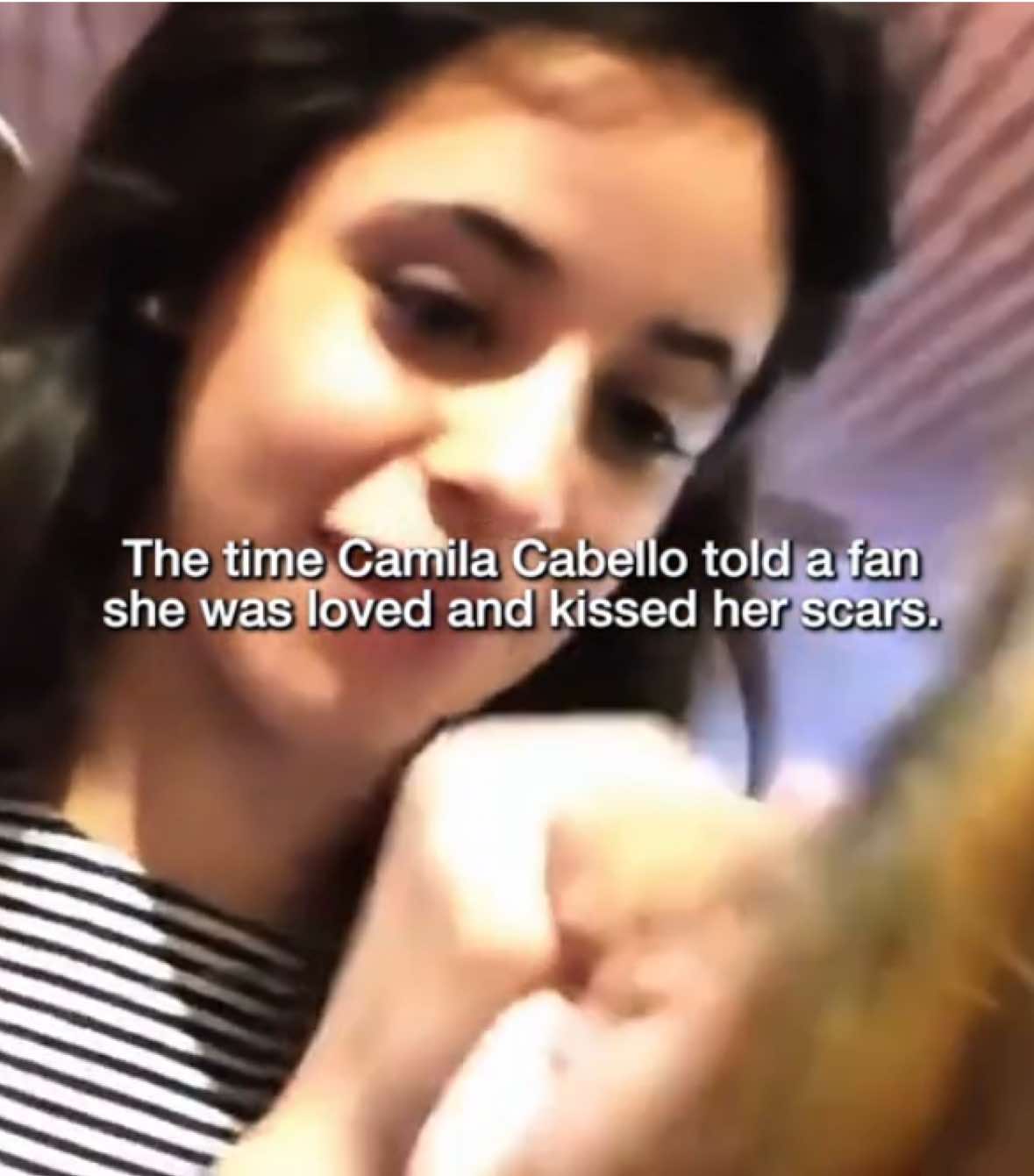 One of the most beautiful moments between an artist and a fan. ❤️‍🩹 | #camilacabello #fyp #fans #sentimental #Love 