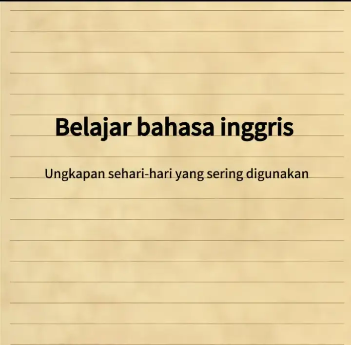 cocok buat pemula  #kosakatabahasainggris #belajarbareng #english #semogafyp #fypage 
