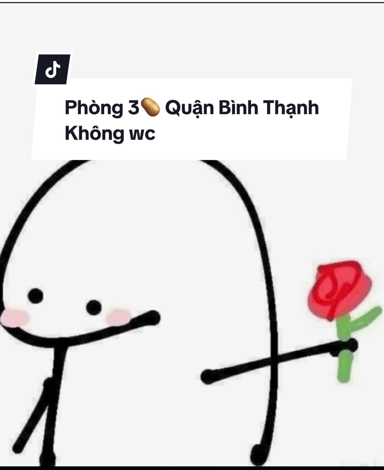 Phòng 3🥔 Quận Bình Thạnh  Không wc#anhsalebungbu #xhh #sinhvien2k7 