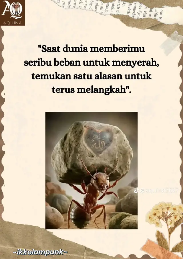 🌹. Jangan pernah takut akan perubahan. Sesuatu yang baik mungkin akan hilang, tetapi percayalah bahwa sesuatu yang lebih baik akan segera datang. 🌹. Jika gagal meraih sesuatu, maka jangan pernah menyerah. Hal yang bisa dilakukan saat kegagalan datang adalah coba lagi! 🌹. Jangan merasa terpuruk saat situasi mulai memburuk. Percayalah pada tuhan yang telah menunjukmu untuk menjadi lebih baik dan lebih kuat dari siapapun. 🌹. Percayalah bahwa setiap langkah-langkah kecil yang kamu lakukan akan membawa kepada hal-hal besar. 🌹. Kegagalan bukanlah sebuah hal buruk. Kegagalan adalah batu loncatan untuk meraih kesuksesan. Jangan pernah takut untuk gagal, tetapi takutlah jika kamu tidak pernah mencoba. 🌹. Hidup adalah sebuah perjalanan, bukan perlombaan. Jadi, jangan pernah takut jika prosesmu sedikit lebih lambat. 🌹. Jangan biarkan dirimu ragu dalam berjuang meraih impianmu. Percayalah pada dirimu sendiri. 🌹. Jika rasa ingin menyerah itu datang kepadamu saat ini, maka ingatlah alasan mengapa kamu memulai. 🌹. Setiap orang memiliki garis finishnya masing-masing. Prosesmu mungkin sedikit lambat, tapi bukan berarti kamu tertinggal #motivation #bestrong #kamubisa #support #fyppppppppppppppppppppppp #katabijak 