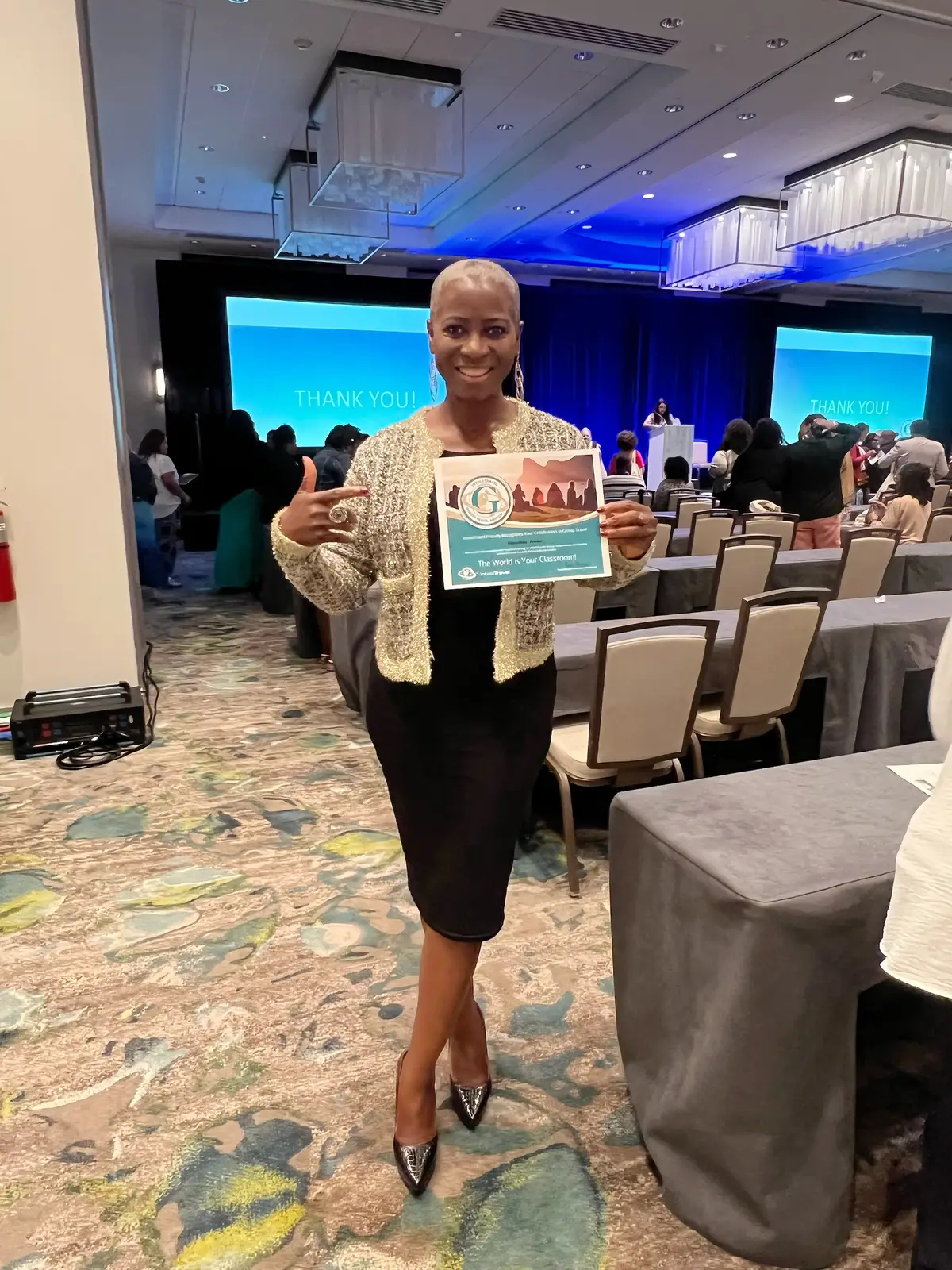 💎 Exciting News from Puerto Rico 💎  I’m officially a Certified Group Travel Specialist! 😆 This means that in addition to food and routines, I’ll also be creating travel itineraries to help you reset and refresh for a healthier heart. Through my Blossom Retreat and other group getaways, you will walk away from stress and loneliness and make connections that heal your heart.  Stay tuned. The journey is just beginning. In 2026, we’re heading out to BRAZIL. Don’t miss out! Registration details are available at 👉🏽 www.nicolineambe.com/retreat #BlossomRetreat #HeartHealthyTravel #WomenOver50Travel #BlossomAtAnyAge