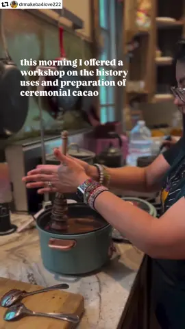 @drmakeba4love222 ✨ Ceremonial cacao isn’t just a drink—it’s a tradition. Today we explored its rich history, sacred uses, and the art of preparing it with intention. From bean to cup, cacao invites us into connection—with ourselves, each other, and the spirit of the Earth. 🍫🌿 #CeremonialCacao #SacredTraditions #Living4Love