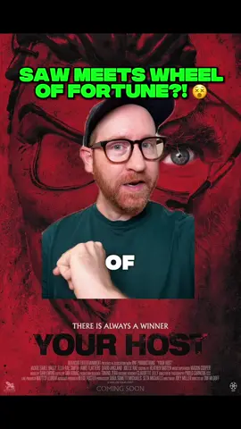 SAW MEETS WHEEL OF FORTUNE 😵 🎥 YOUR HOST (2025) Four friends get trapped in a sadistic game show, forced to outwit a twisted psychopath while racing against time. LIKE & FOLLOW for more MOVIE, TV, HORROR & POP CULTURE content! #horrormovies #YourHostMovie #disturbingmovies #whattowatch #movierecommendation 