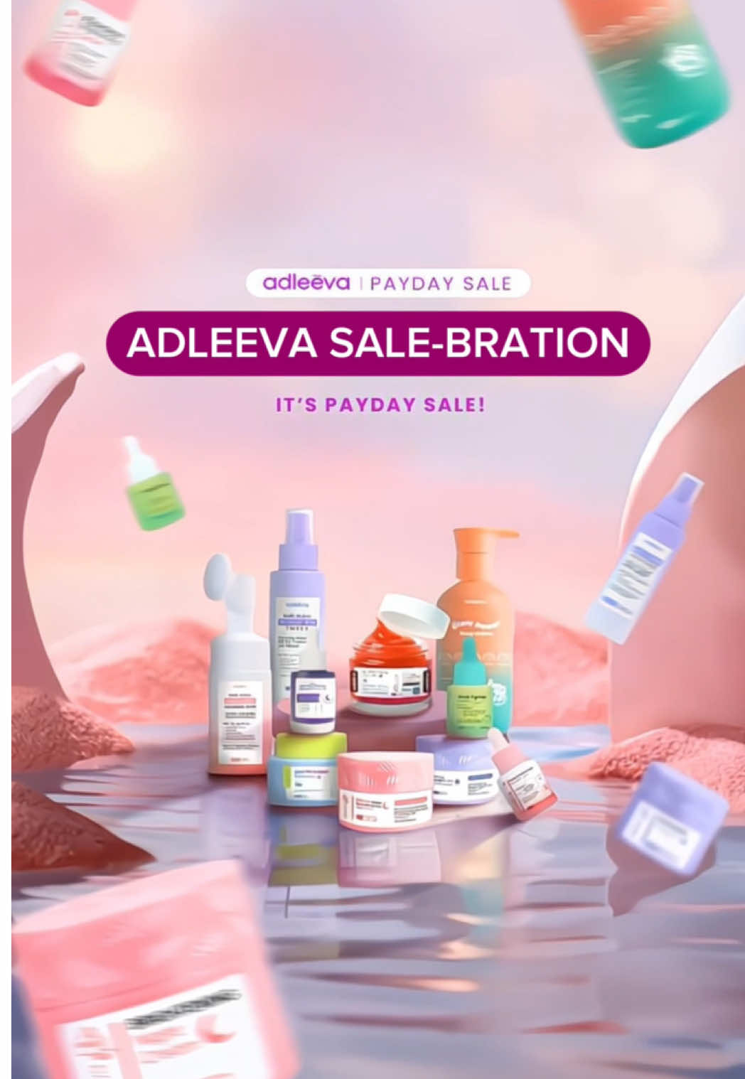Welcome payday 🤩 Exclusive live, Senin jam 1 siang 🥳 #ADLEEVA #adleevaskincare #glowingbarengadleeva 