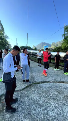 Joging bersama BPk Mentri AHY.Asinan Is my love#fyp 