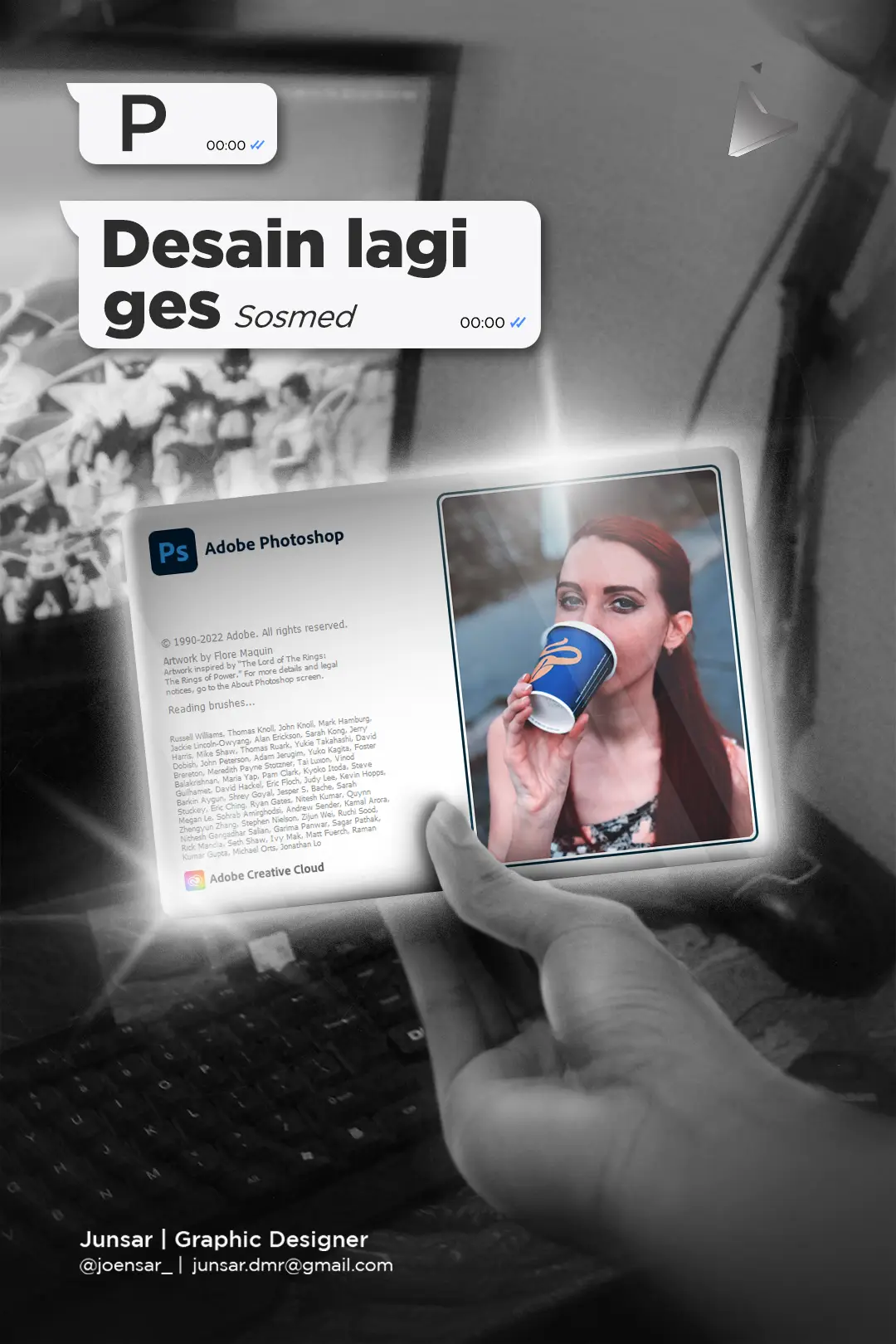 acc gak min whehe @ngepopmie  kritik sarannya ges #desaingrafis #fyp #bisnisanakmuda #graphicdesign 