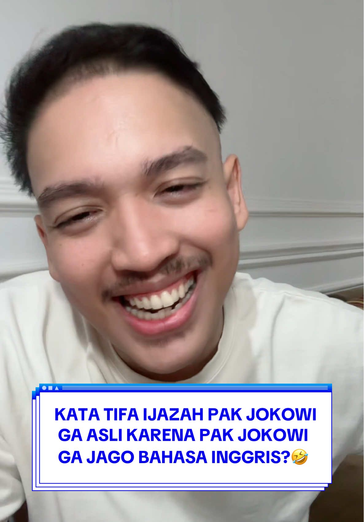 Kata tifa & roy Ijazah Pak Jokowi ga asli krna Pak Jokowi ga jago bahas inggris? Emg masuk akal kawan”?🤣 #adrielviaripurba #roysuryo #rismonsianipar #doktertifa #ijazahjokowi 