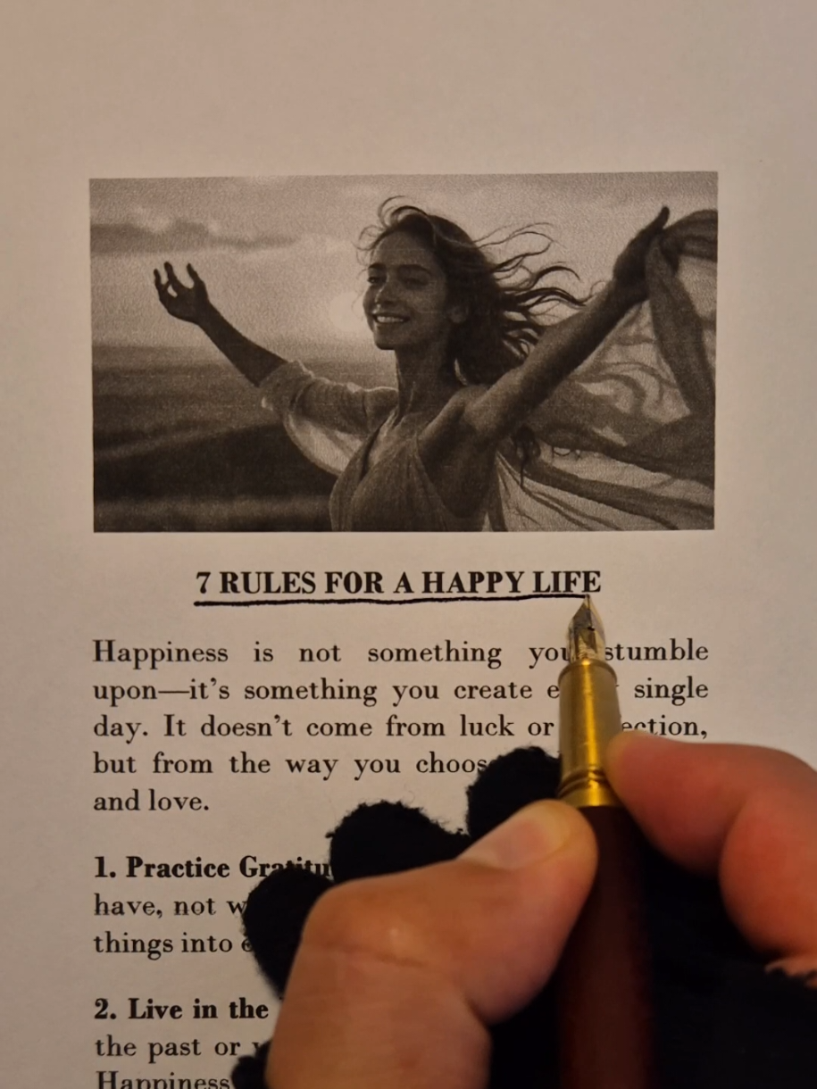 7 rules for a happy life ☝️ #motivation  #inspiration  #rules #happy  #life 