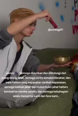 James : Semoga dijauhkan dari orang-orang jahat, semoga mulut dan ketikan jahat hatters balik ke diri mereka masing.. Semoga member Cortis dan Fans Cortis selalu bahagia dan Cortis semakin bersinar.. #cortis #코르티스 #james #kpop #foryou 
