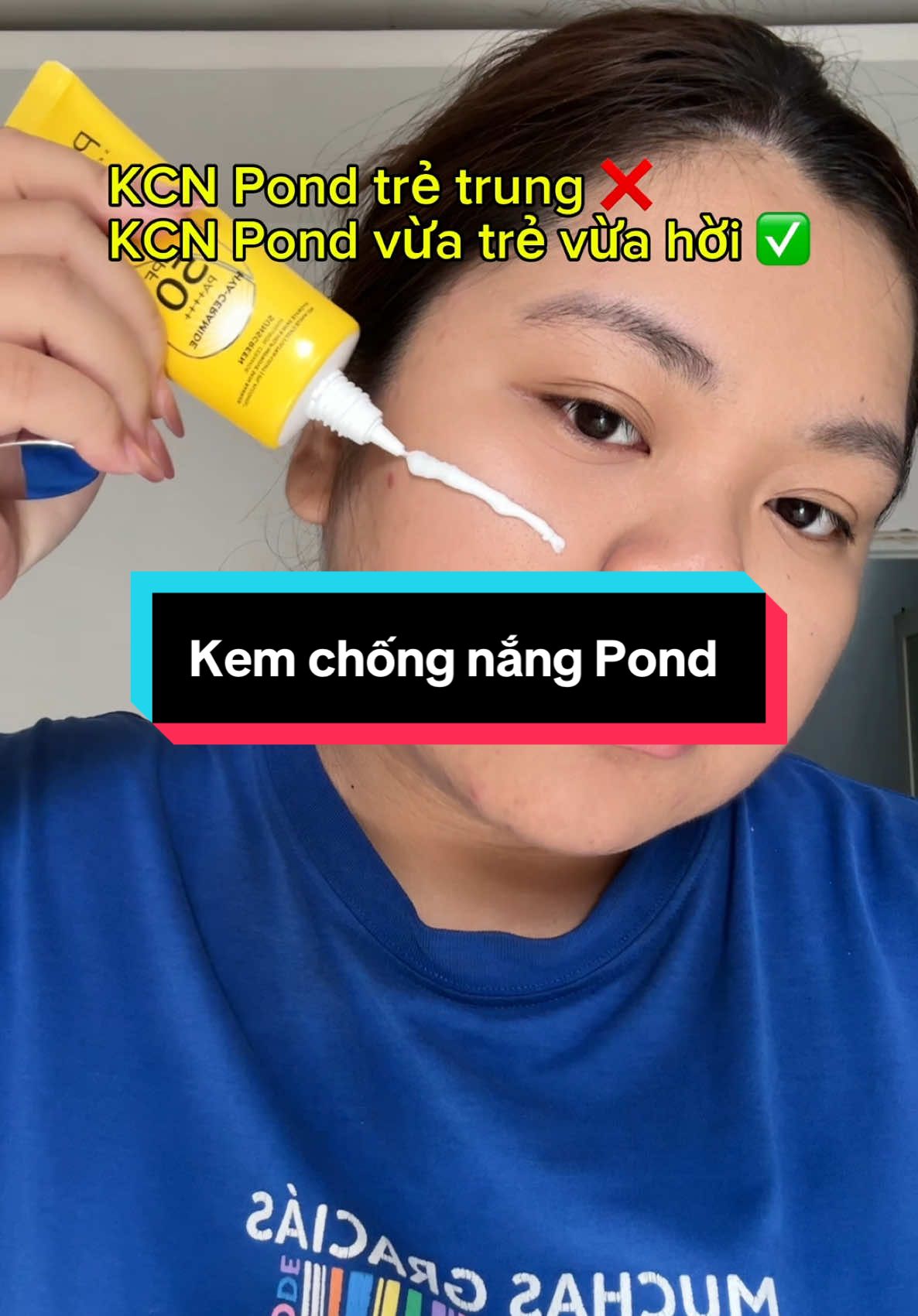 Tưởng thiệt ai ngờ không phải đâu đây là kem chống nắng Pond đó mấy bà 😍 #jenuney #chongnangphorong #pondsvietnam #uvmiracle #hoptaccungunilever 