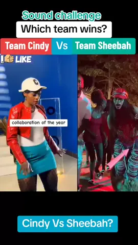 Which team wins the challenge? Team Cindy Vs Team Sheebah #foryoupage #foryouchallange #soundchallenge #fyp #mood 
