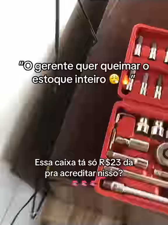 Kit De Ferramentas 46/40 Peças Jogo De Soquetes Chave Catraca Reversível Com Maleta Jogo De