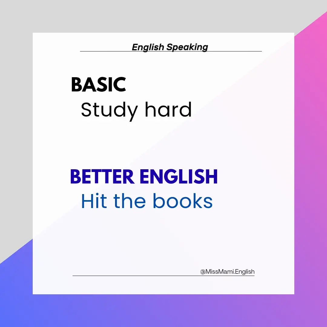 #English Speaking tips: Let’s level up your English! Swipe the photos 😁 --- Belajar Bahasa Inggris dari kalimat Basic vs Better English, cek foto sampai akhir dan jangan lupa save 😊✨️#speaking #englishtips #belajarbahasainggris  #creatorsearchinsights 